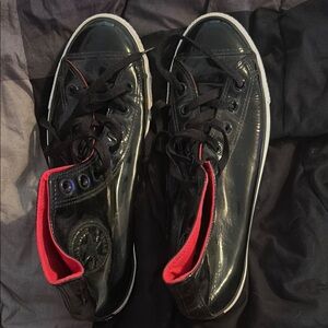 Converse Black and Red Sneakers High-Top